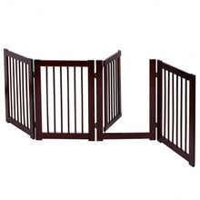 Load image into Gallery viewer, 30&quot; Configurable Folding 4 Panel Wood Fence
