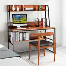 Load image into Gallery viewer, 47&quot; Computer Desk Writing Study Table Workstation-Coffee
