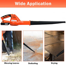 Load image into Gallery viewer, Cordless Leaf Blower Sweeper with 130 MPH Blower Battery &amp; Charger
