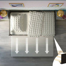 Load image into Gallery viewer, Twin Size Wooden Slat Trundle Platform-Espresso
