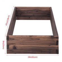 Load image into Gallery viewer, Elevated Wooden Garden Planter Box Bed Kit
