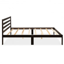 Load image into Gallery viewer, Solid Wood Platform Bed Wood Slat Support Queen Size Bed Frame
