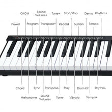 Load image into Gallery viewer, 88-Key Portable Electronic Piano with Handbag-Black
