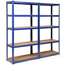 Load image into Gallery viewer, 2 Pcs Storage Shelves Garage Shelving Units Tool Utility Shelves-Navy
