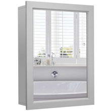 Load image into Gallery viewer, Wall-Mounted Mirrored Medicine Cabinet-Gray
