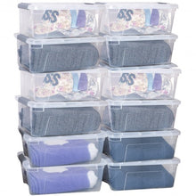 Load image into Gallery viewer, Sturdy Plastic Latch Stack Storage Tubs Box
