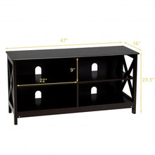 Load image into Gallery viewer, Wooden TV Stand Entertainment Media Center -Brown
