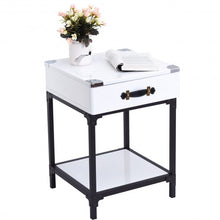 Load image into Gallery viewer, Modern Coffee End Table Side Table Nightstand with Drawer
