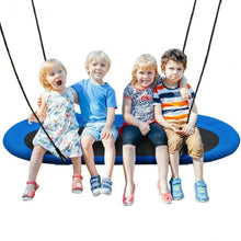 Load image into Gallery viewer, 60&quot; Saucer Surf Outdoor Adjustable Swing Set-Blue+Black

