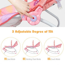 Load image into Gallery viewer, Baby Adjustable Swing Bouncer &amp; Rocker-Pink
