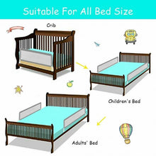 Load image into Gallery viewer, 59&quot; Breathable Baby Children Toddlers Bed Rail Guard-Blue
