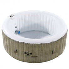 Load image into Gallery viewer, 4 Persons Portable Heated Bubble Massage Spa-Coffee
