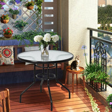 Load image into Gallery viewer, Patio Round Table Steel Frame Dining Table
