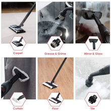 Load image into Gallery viewer, 2000W Heavy Duty Multi-purpose Steam Cleaner Mop with Detachable Handheld Unit
