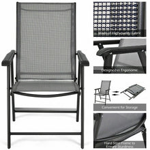 Load image into Gallery viewer, Set of 2 Outdoor Patio Folding Chairs
