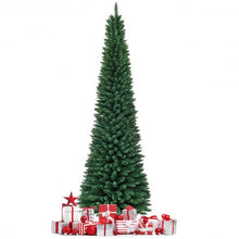 Load image into Gallery viewer, PVC Artificial Slim Pencil Christmas Tree-9&#39;
