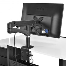 Load image into Gallery viewer, Single Arm TV LCD Monitor Desk Mount Stand Bracket Swivel Gas Spring up to 27&quot;
