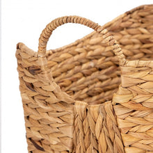 Load image into Gallery viewer, Large Woven Wicker Pattern Storage Handle Basket

