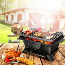 Load image into Gallery viewer, Heavy Duty Cast Iron Tabletop BBQ Grill Stove for Camping Picnic
