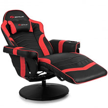 Load image into Gallery viewer, Ergonomic High Back Massage Gaming Chair with Pillow-Red
