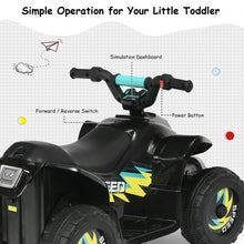 Load image into Gallery viewer, 6V Kids Electric ATV 4 Wheels Ride-On Toy -Black
