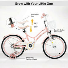 Load image into Gallery viewer, Babyjoy 18&quot; Kids Bike Toddlers Adjustable Freestyle Bicycle w/Training Wheels-PI
