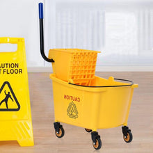 Load image into Gallery viewer, 31 Quart Side Mop Bucket Press Wringer
