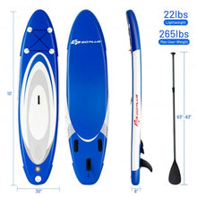 Load image into Gallery viewer, 10&#39; Inflatable Stand Up Paddle Surfboard with Bag
