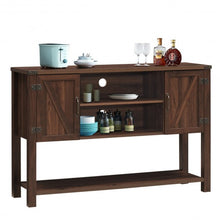 Load image into Gallery viewer, TV Storage Cabinets with Bottom Shelf-Brown
