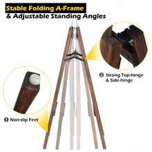 Load image into Gallery viewer, 31.5&quot; Wood A-Frame Sidewalk Signage Chalkboard
