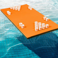 Load image into Gallery viewer, 5.5&#39; x 35.5&quot; 3-Layer Multi-Purpose Floating Beer Pong Table-Orange

