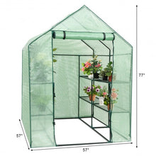 Load image into Gallery viewer, 8 shelves Mini Walk In Greenhouse Outdoor Gardening Plant Green House
