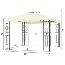 Load image into Gallery viewer, 2 Tiers 10&#39; x 10&#39; Patio Gazebo Canopy Tent
