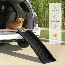 Load image into Gallery viewer, 61&quot; Folding Portable Lightweight Non-Slip Dog Cat Pet Ramp
