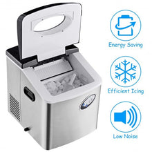 Load image into Gallery viewer, Costway Stainless Steel Ice Maker w/ 48 lbs Productivity
