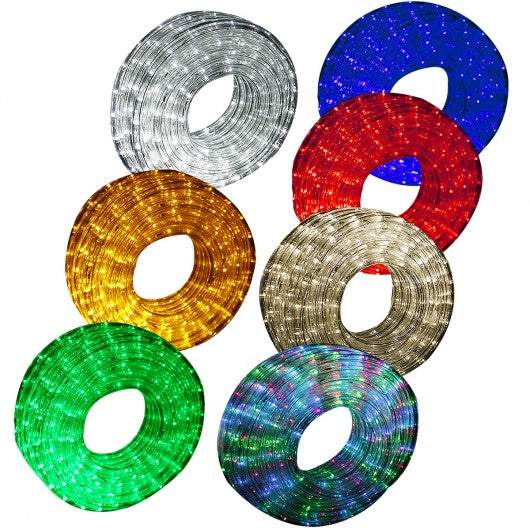 LED Rope Light Home Outdoor Christmas Decorative Party 7Color-50' RGB