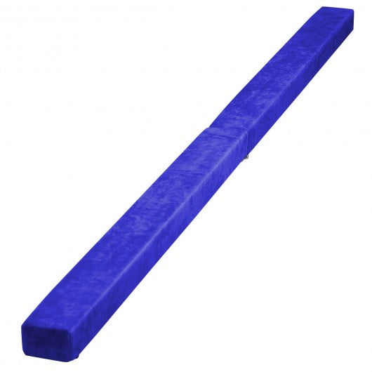 7' Sectional Gymnastics Floor Balance Beam-Blue
