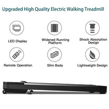 Load image into Gallery viewer, 1 HP Walking Treadmill with  Remote Controller
