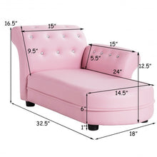 Load image into Gallery viewer, Armrest Relax Chaise Lounge Kids Sofa
