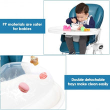 Load image into Gallery viewer, Space Saving Fold Baby High Chair-Navy
