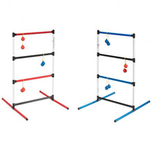 Load image into Gallery viewer, Indoor Outdoor Portable Ladder Ball Toss Game Set with Bag
