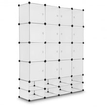 Load image into Gallery viewer, 16+8 Cubes Portable Clothes Closet Storage Cabinet
