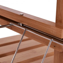 Load image into Gallery viewer, Bamboo Kitchen Shelf Island Trolley Cart
