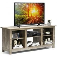 Load image into Gallery viewer, 2-Tier 58&quot; TV Stand Entertainment Media Console Center-Gray
