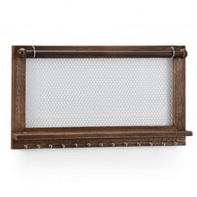 Load image into Gallery viewer, Wall Mounted Jewelry Rack with Removable Bracelet Rod
