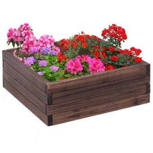 Load image into Gallery viewer, Square Raised Garden Bed Flower Vegetables Seeds Planter
