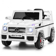 Load image into Gallery viewer, Mercedes Benz G65 Licensed Remote Control Kids Riding Car-White
