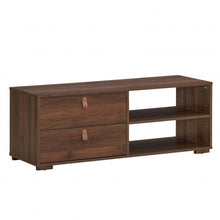Load image into Gallery viewer, Entertainment Media TV Stand with Drawers-Walnut
