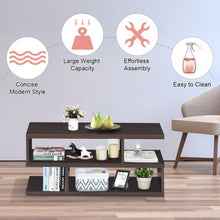 Load image into Gallery viewer, 3-tier Rectangular Modern Console Table Coffee Table
