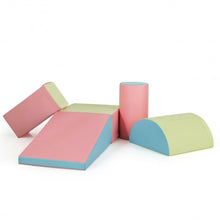 Load image into Gallery viewer, 5-Piece Set Climb Activity Play Safe Foam Blocks-Pink
